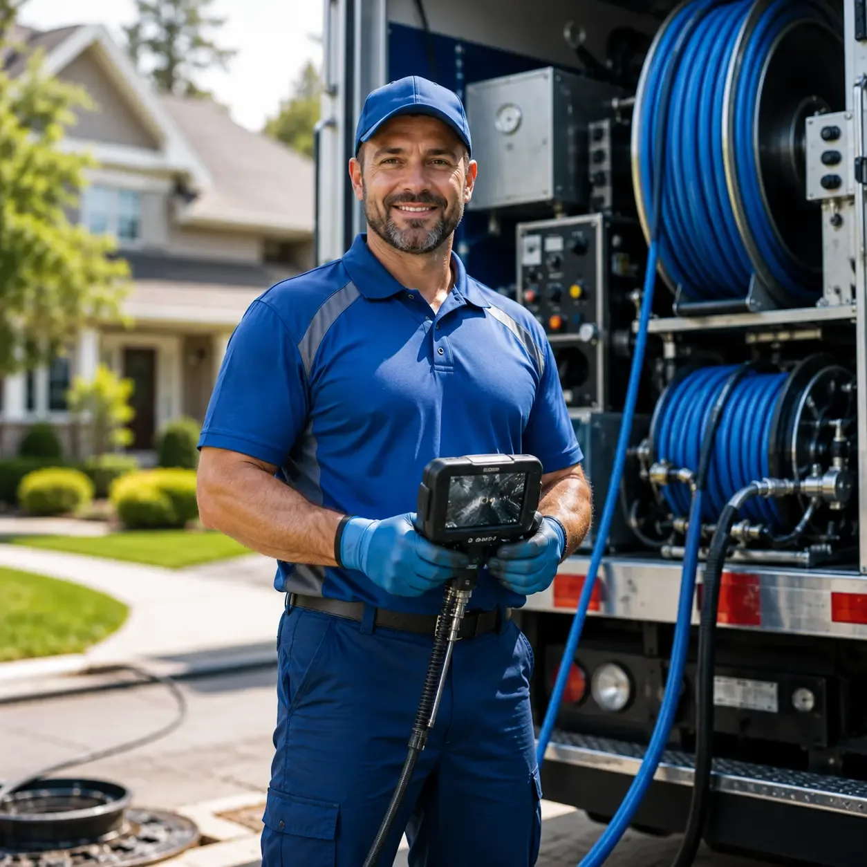 Local outdoor drain cleaning specialists in Packwaukee, WI
